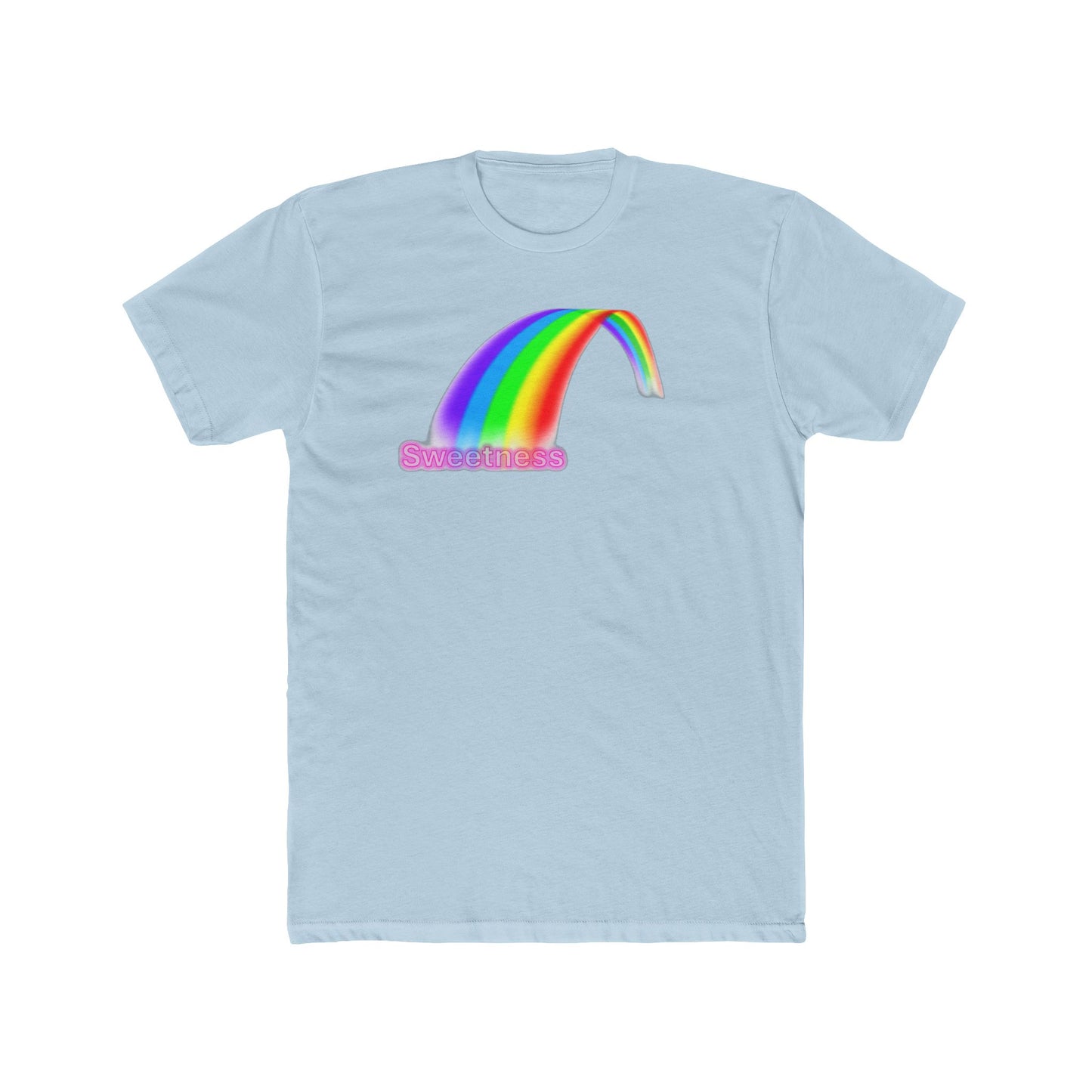 Sweetness Rainbow Graphic Unisex Cotton Crew Tee - Cute Summer Gift, Pride Apparel, Fun Retro T-Shirt, Casual Wear, Gift for Friends