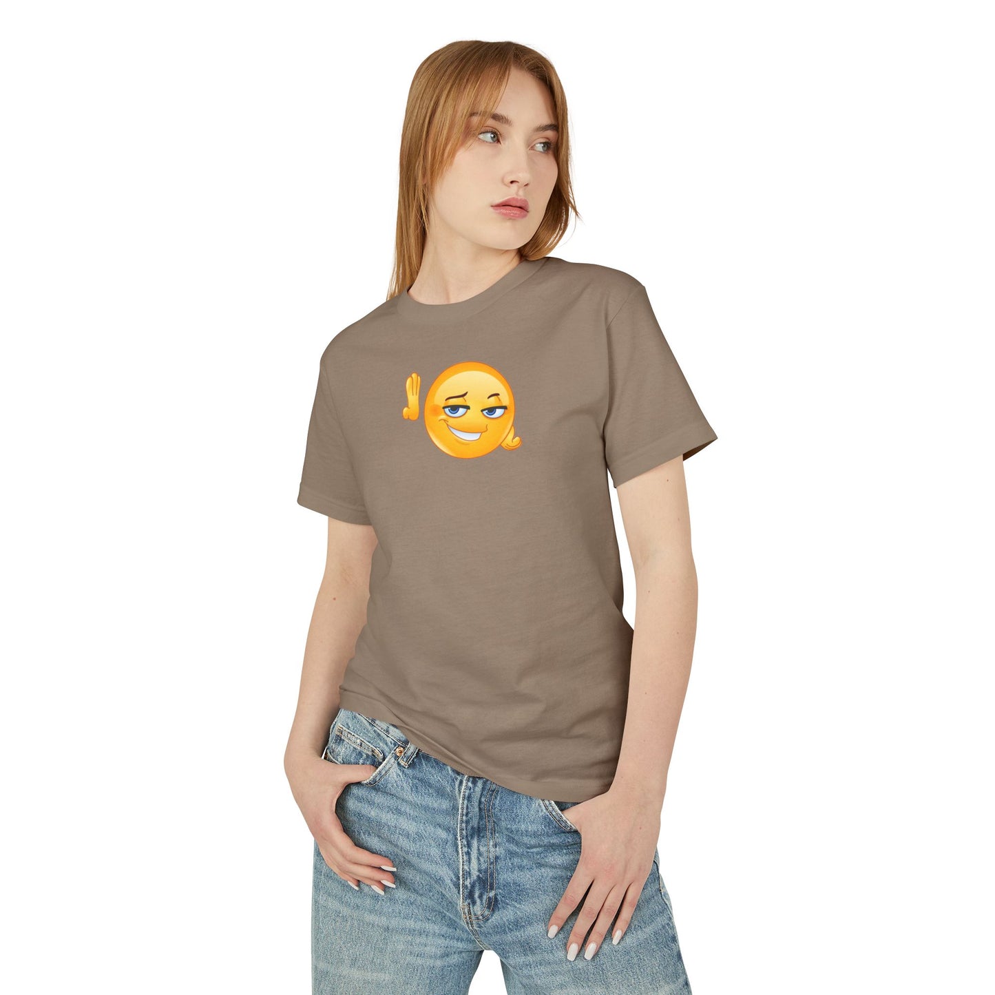 What's Up Emoji - Unisex Garment-Dyed Heavyweight Cotton Tee