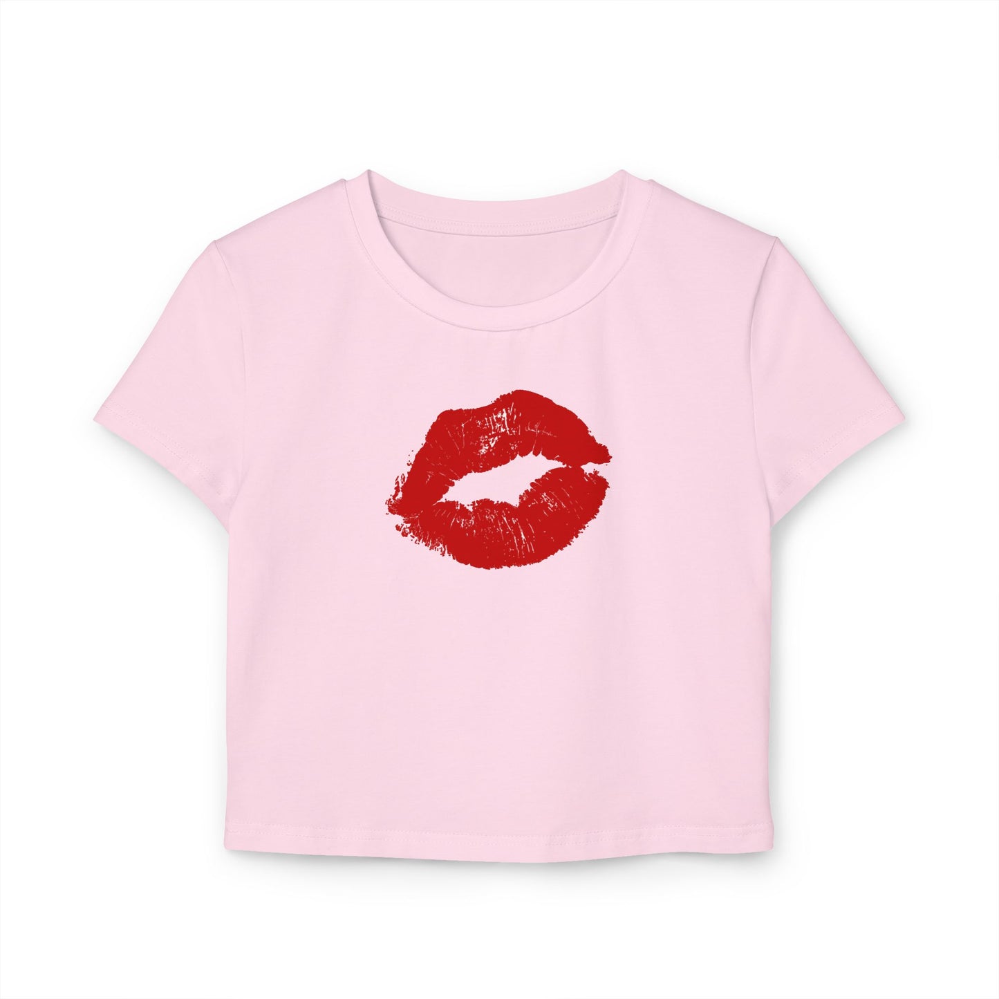 Lip Print - Women's Baby Tee