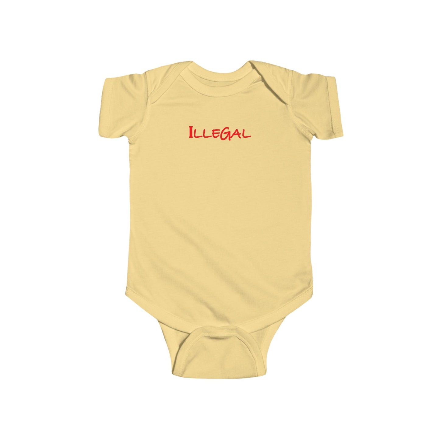 Illegal Baby Onesie, Cute Newborn Outfit, Infant Fine Jersey Bodysuit, Inappropriate Baby Clothes, Joke Baby Romper