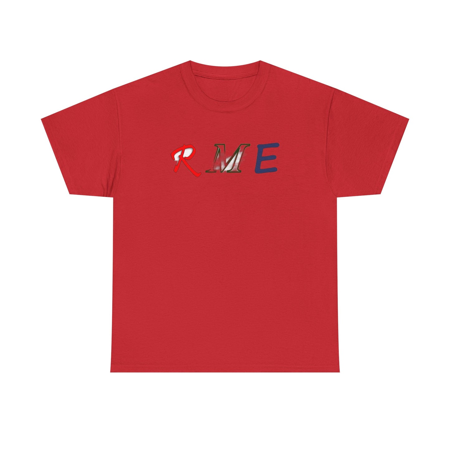 RME - Red White Blue Green Blur - Unisex Heavy Cotton Tee
