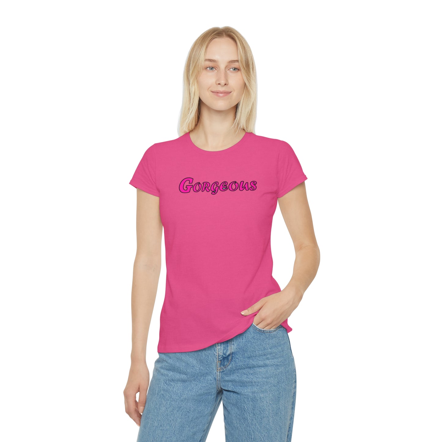 Gorgeous (Pink) - Women's Iconic T-Shirt