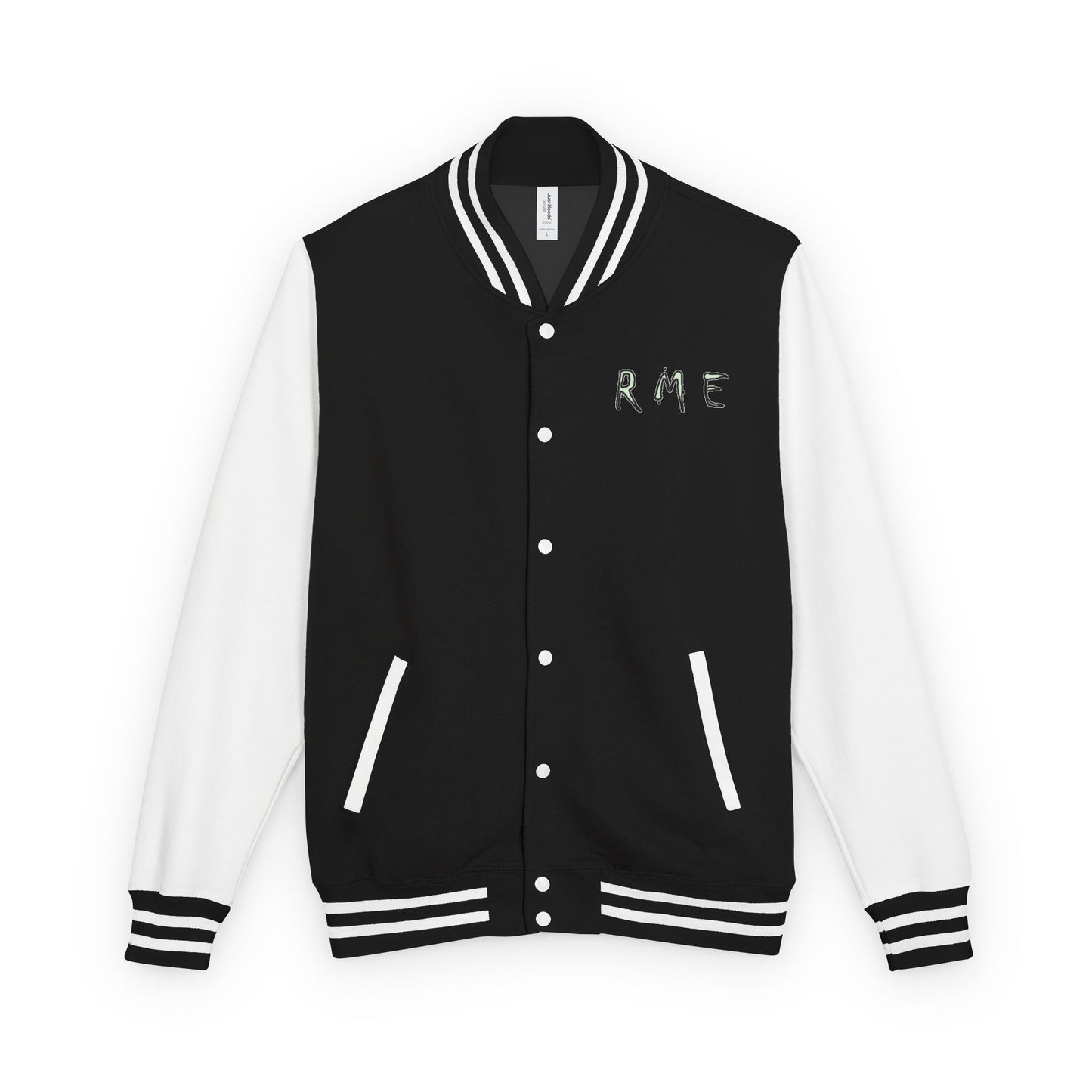 RME Letterman Jacket, Varsity College Style Outerwear, Customizable Baseball Team Coat, Retro Vintage Jacket, Personalized Sports Club