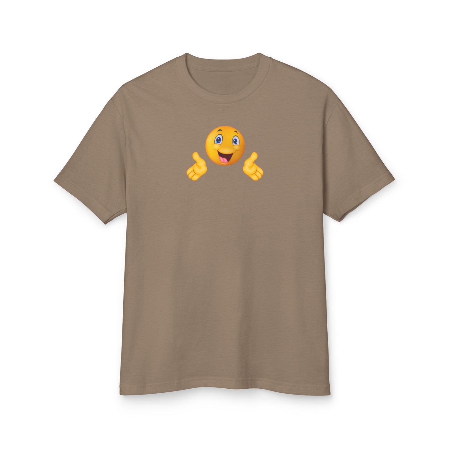 Hey Emoji - Unisex Garment-Dyed Heavyweight Cotton Tee