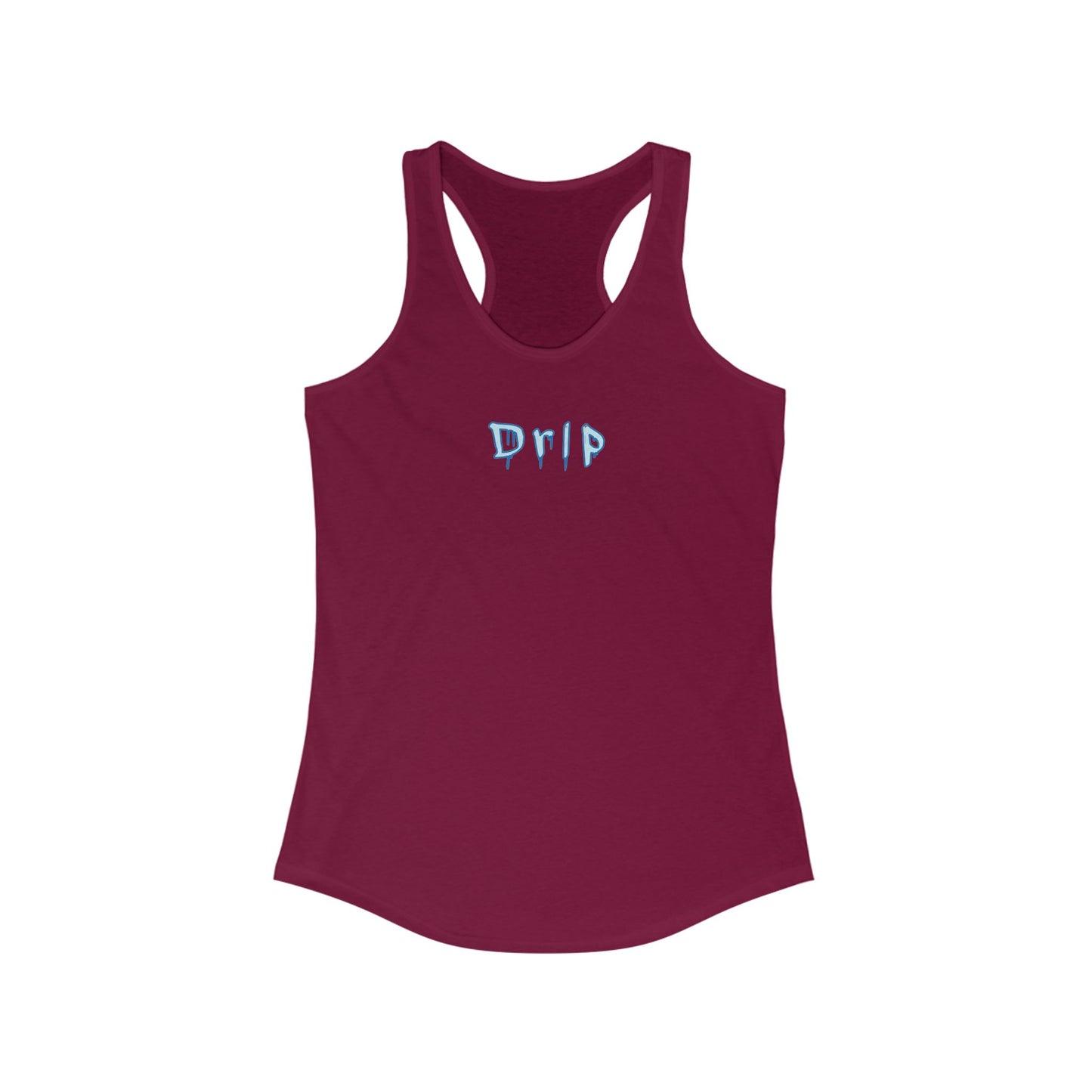 Drip - Women's Racerback Tank Top, Summer Workout Gear, Fitness Apparel, Casual Women's Tank, Beachwear, Gift for Her