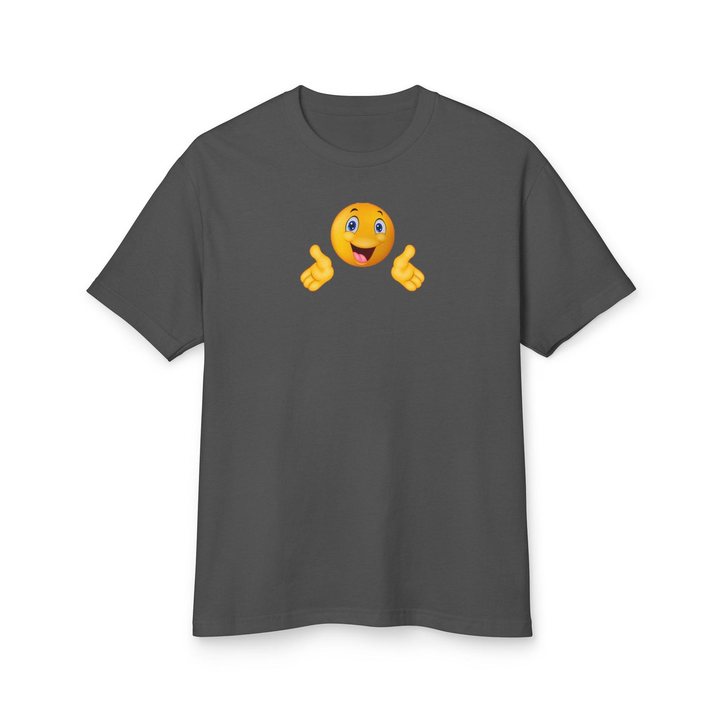 Hey Emoji - Unisex Garment-Dyed Heavyweight Cotton Tee