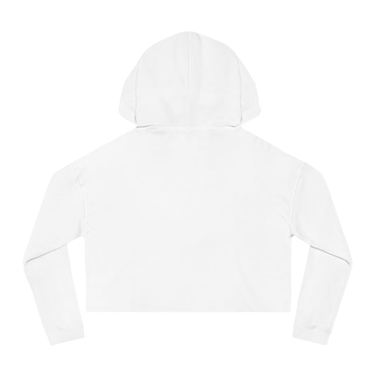 00's Baby - Womens Cropped Hooded Sweatshirt