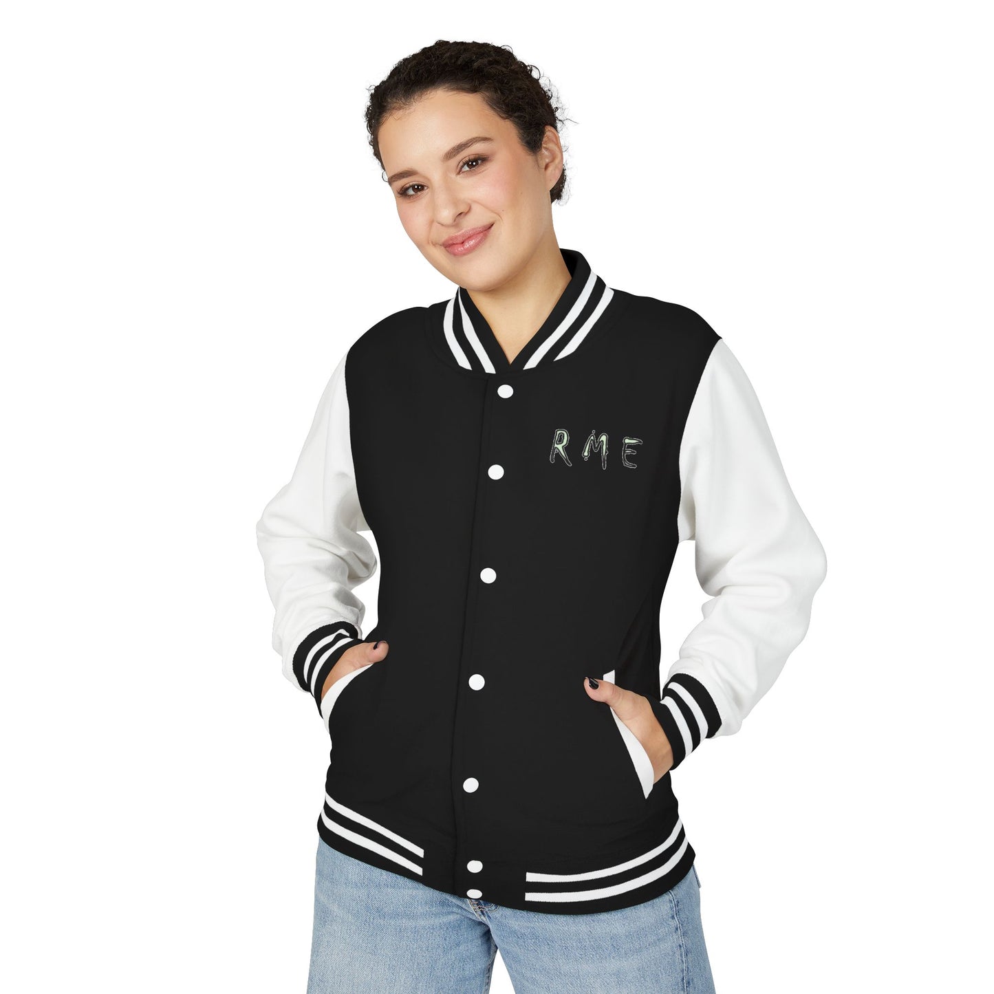 RME Letterman Jacket, Varsity College Style Outerwear, Customizable Baseball Team Coat, Retro Vintage Jacket, Personalized Sports Club