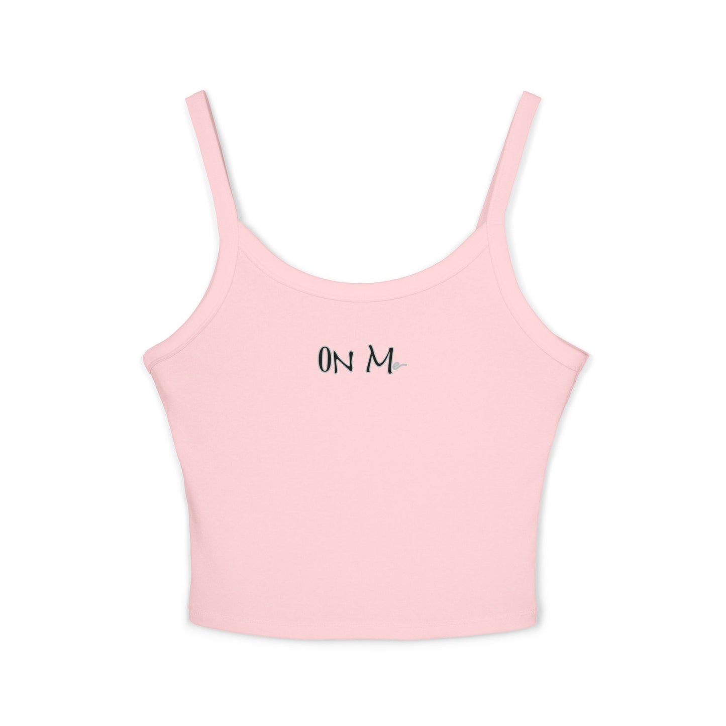 On Me Grey - Chic Women's Spaghetti Strap Tank Top - Perfect for Summer, Casual Outfits, Beachwear, Gifts, Layering, Fashion
