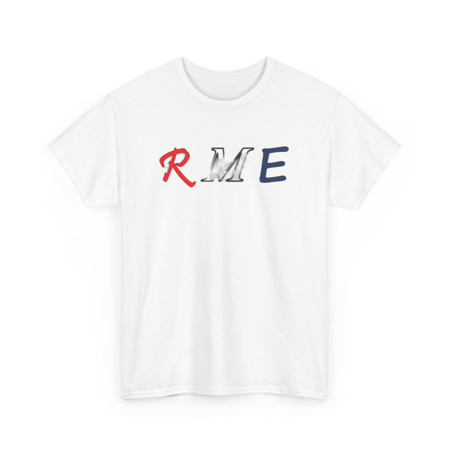 RME - Red White Blue Green Blur - Unisex Heavy Cotton Tee