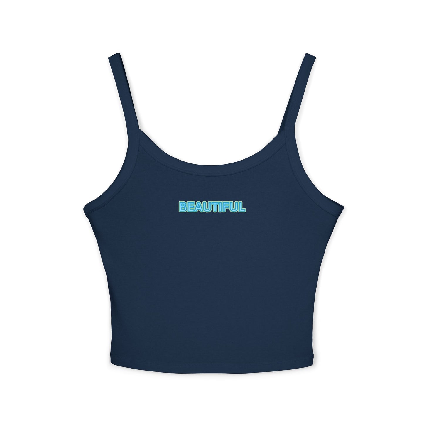 Beautiful Women's Spaghetti Strap Tank Top, Cute Summer Top, Casual Outfit, Gift for Her, Beachwear, Daily Wear