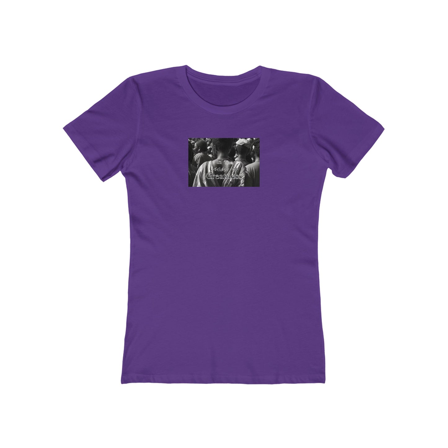 In The Midst of Greatness - Woman's Tee, Casual Wear for Women, Street Style, Trendy Women's T-Shirt, Unique Print Design