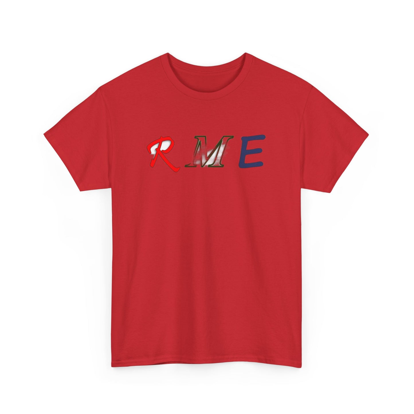 RME - Red White Blue Green Blur - Unisex Heavy Cotton Tee