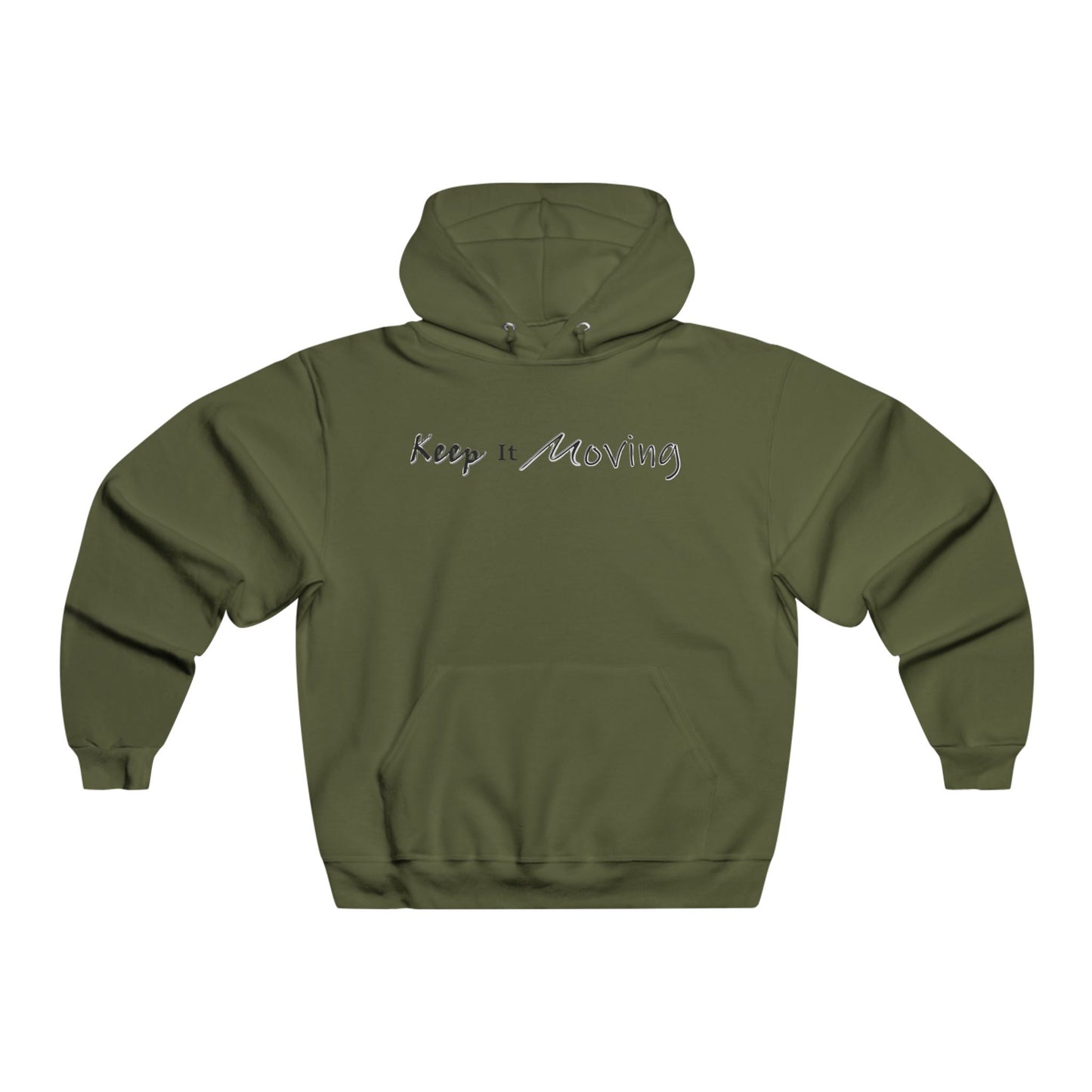 Keep It Moving - Men's NUBLEND® Athletic Hoodie, Fitness Pullover, Gym Sweater