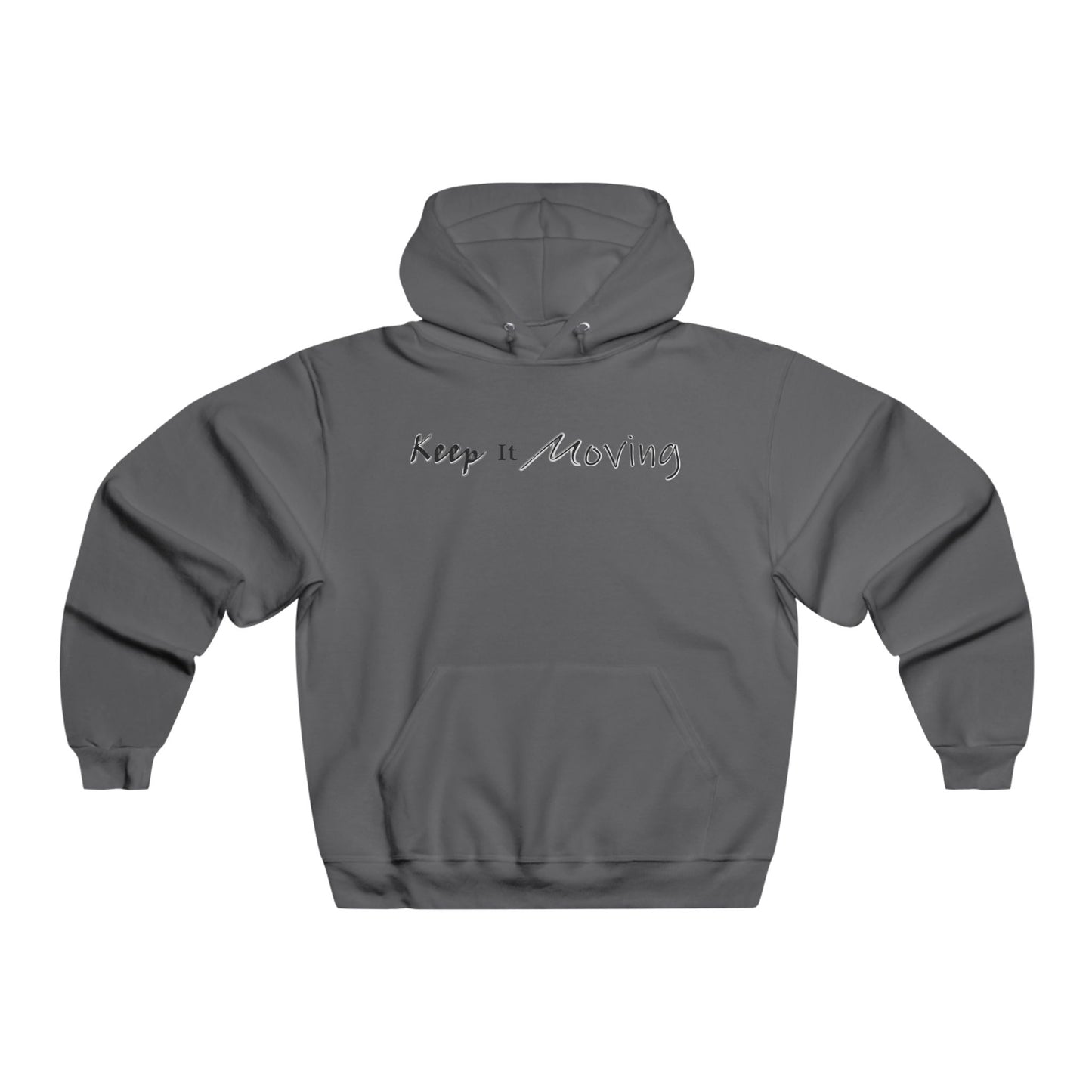 Keep It Moving - Men's NUBLEND® Athletic Hoodie, Fitness Pullover, Gym Sweater