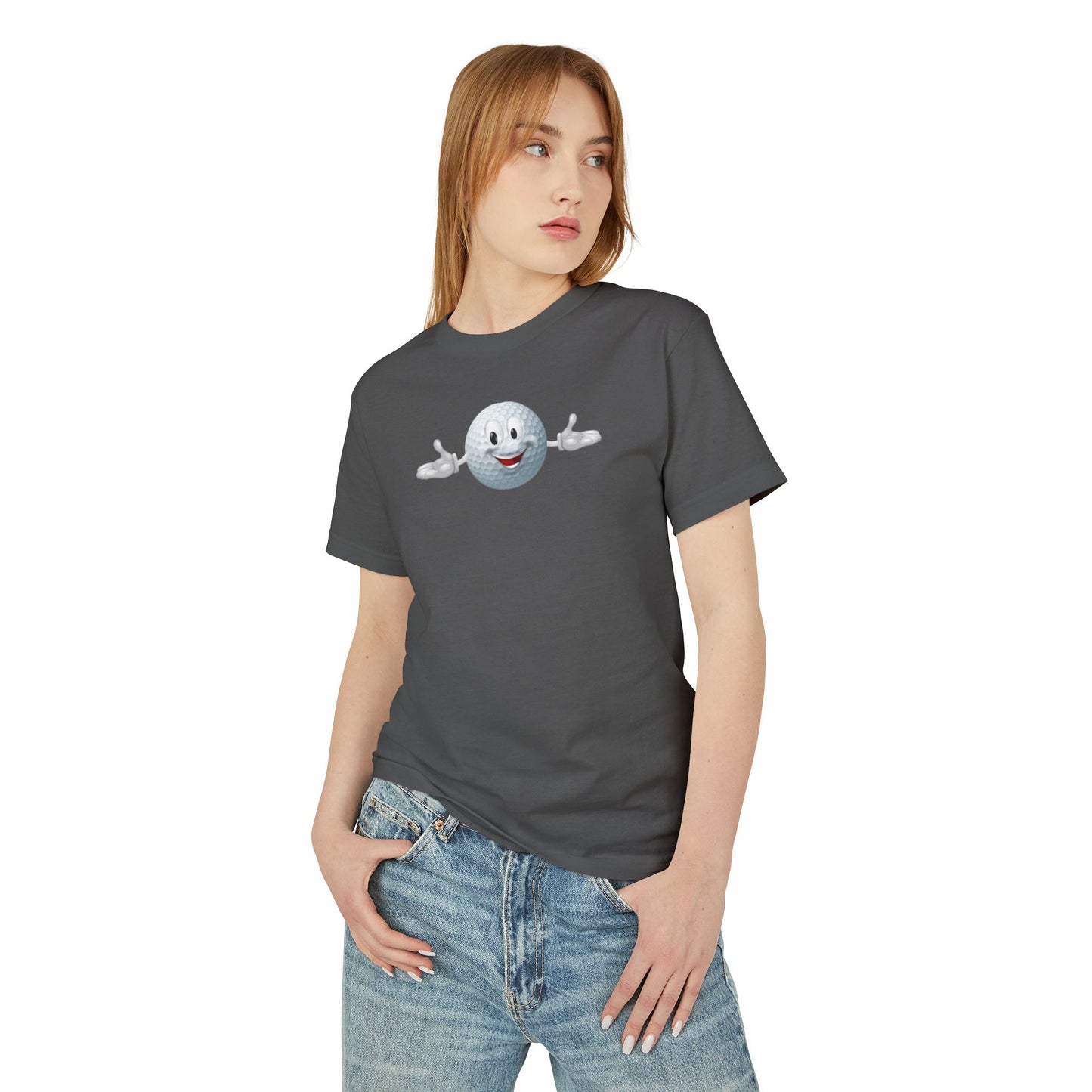 Golf Emoji - Unisex Garment-Dyed Heavyweight Cotton Tee