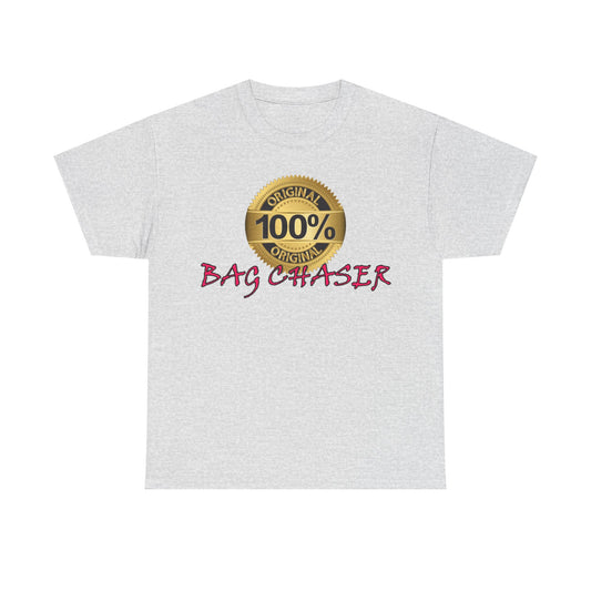 100% Bag Chaser Pink - Unisex Heavy Cotton Tee