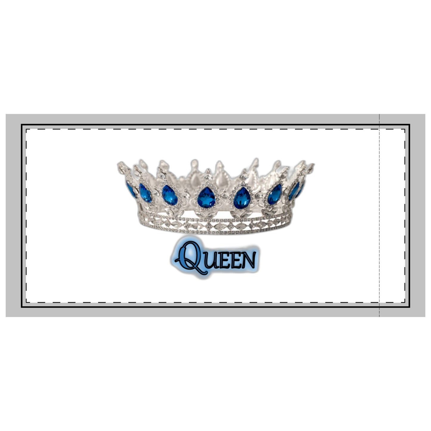 Queen Microfiber Pillowcase, Crown Decor, Royal Gift, Bedroom Accessories, Cozy Sleep, Birthday Present, Home Decor