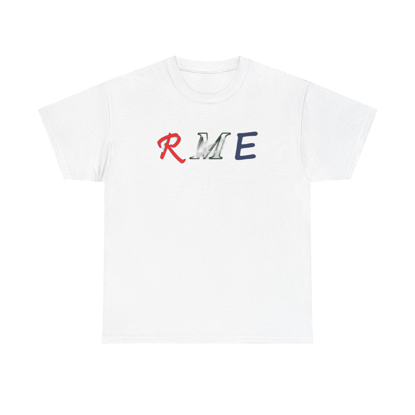 RME - Red White Blue Green Blur - Unisex Heavy Cotton Tee