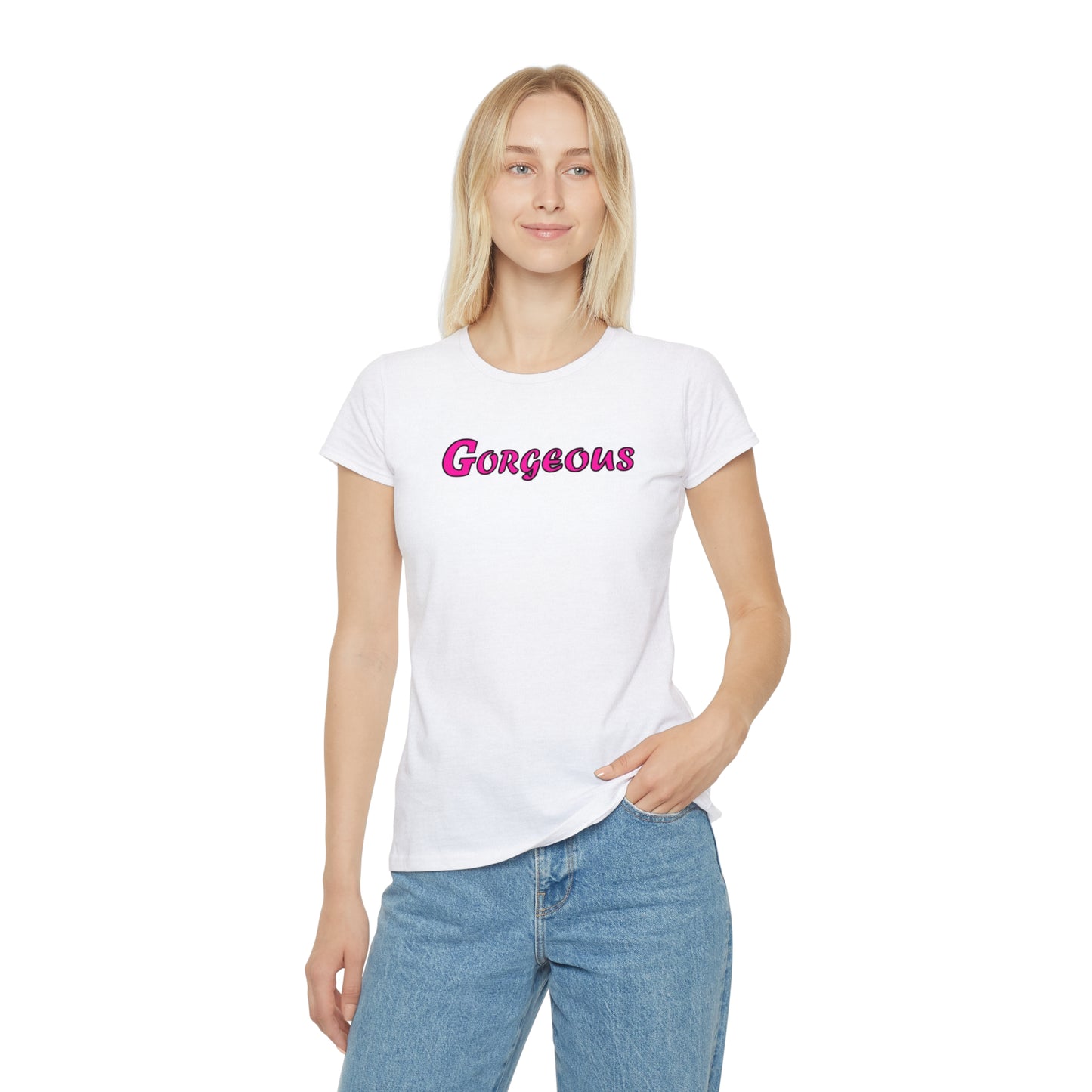 Gorgeous (Pink) - Women's Iconic T-Shirt