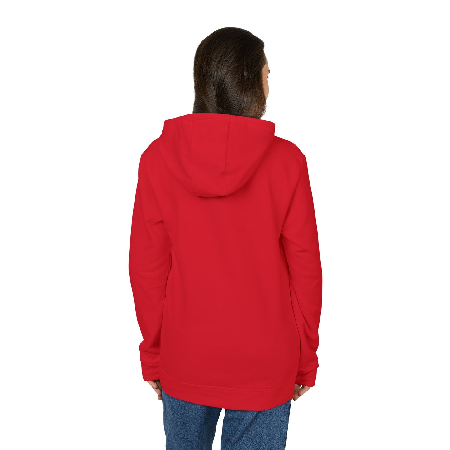 Caution Fleece Unisex Hoodie by Adidas