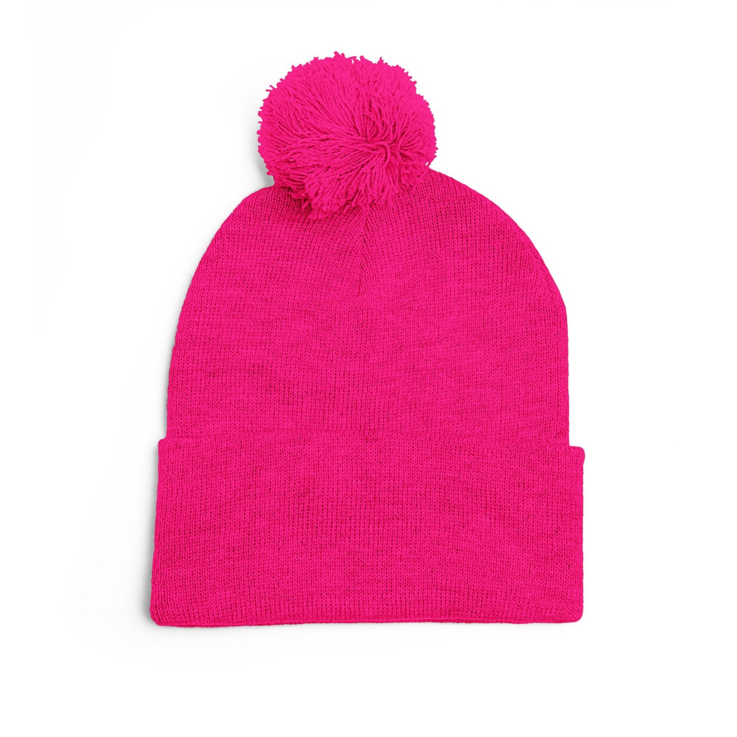 Cozy RME Pom-Pom Knit Cap - Stylish Winter Beanie, Custom Embroidery, Perfect for Gifts, Warm Accessories, Christmas, Outdoor Adventures