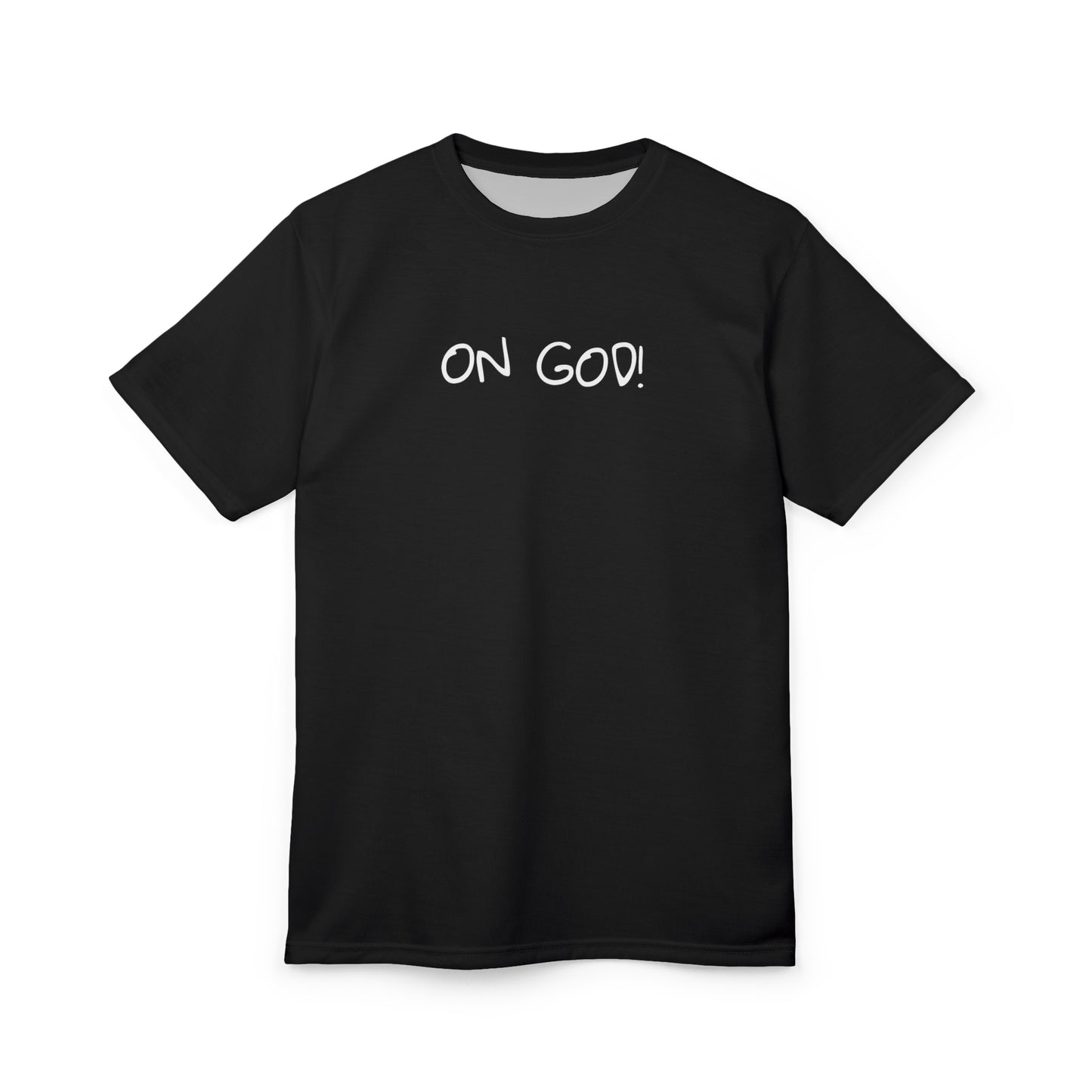 On God (white Ink) - Unisex Cut & Sew Tee (AOP)