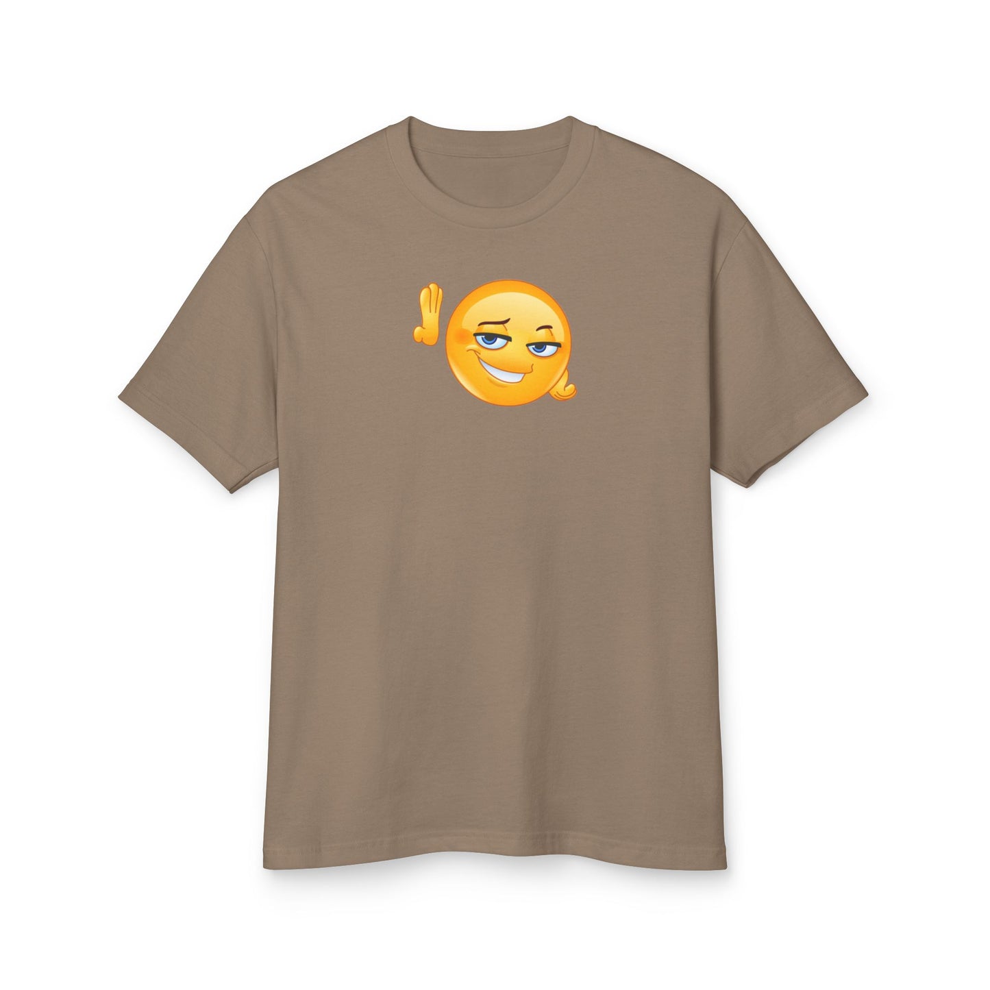What's Up Emoji - Unisex Garment-Dyed Heavyweight Cotton Tee