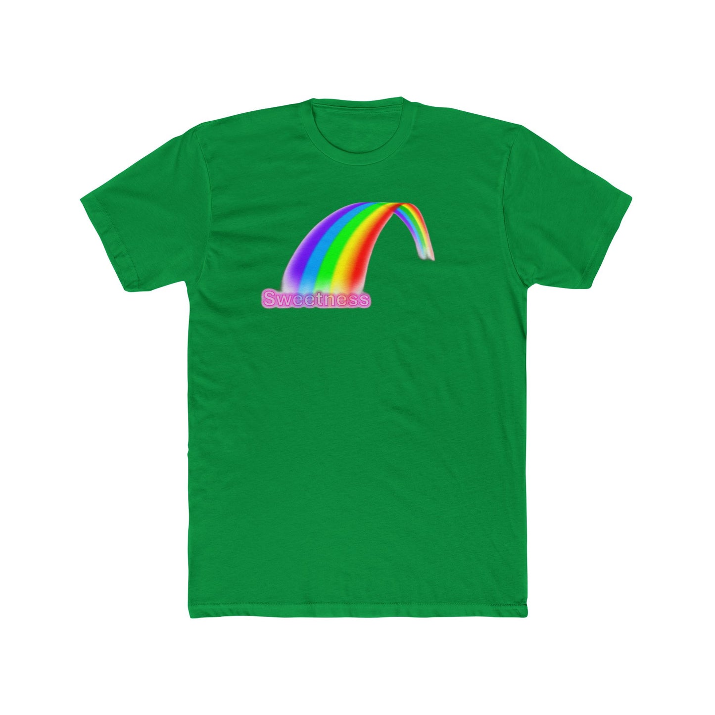 Sweetness Rainbow Graphic Unisex Cotton Crew Tee - Cute Summer Gift, Pride Apparel, Fun Retro T-Shirt, Casual Wear, Gift for Friends