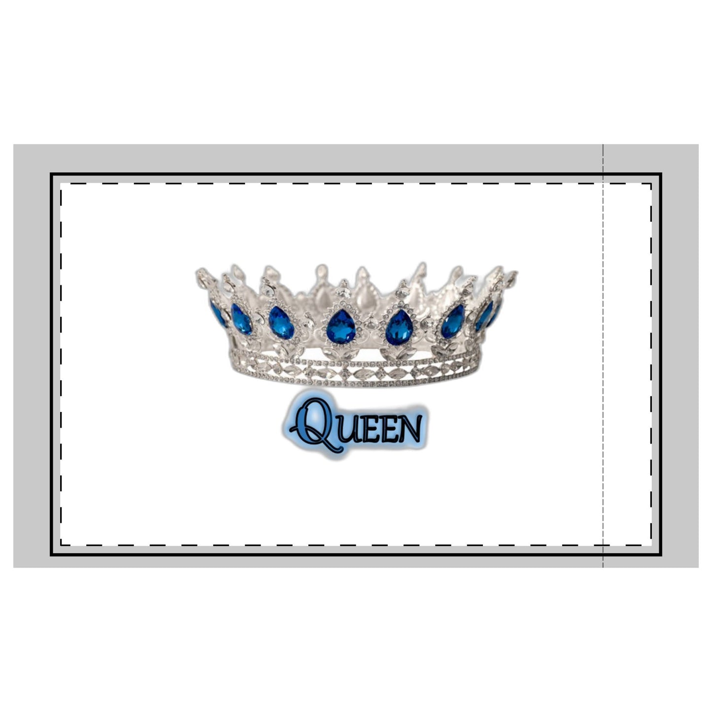Queen Microfiber Pillowcase, Crown Decor, Royal Gift, Bedroom Accessories, Cozy Sleep, Birthday Present, Home Decor