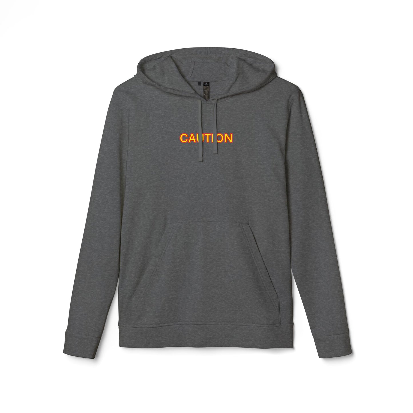 Caution Fleece Unisex Hoodie by Adidas