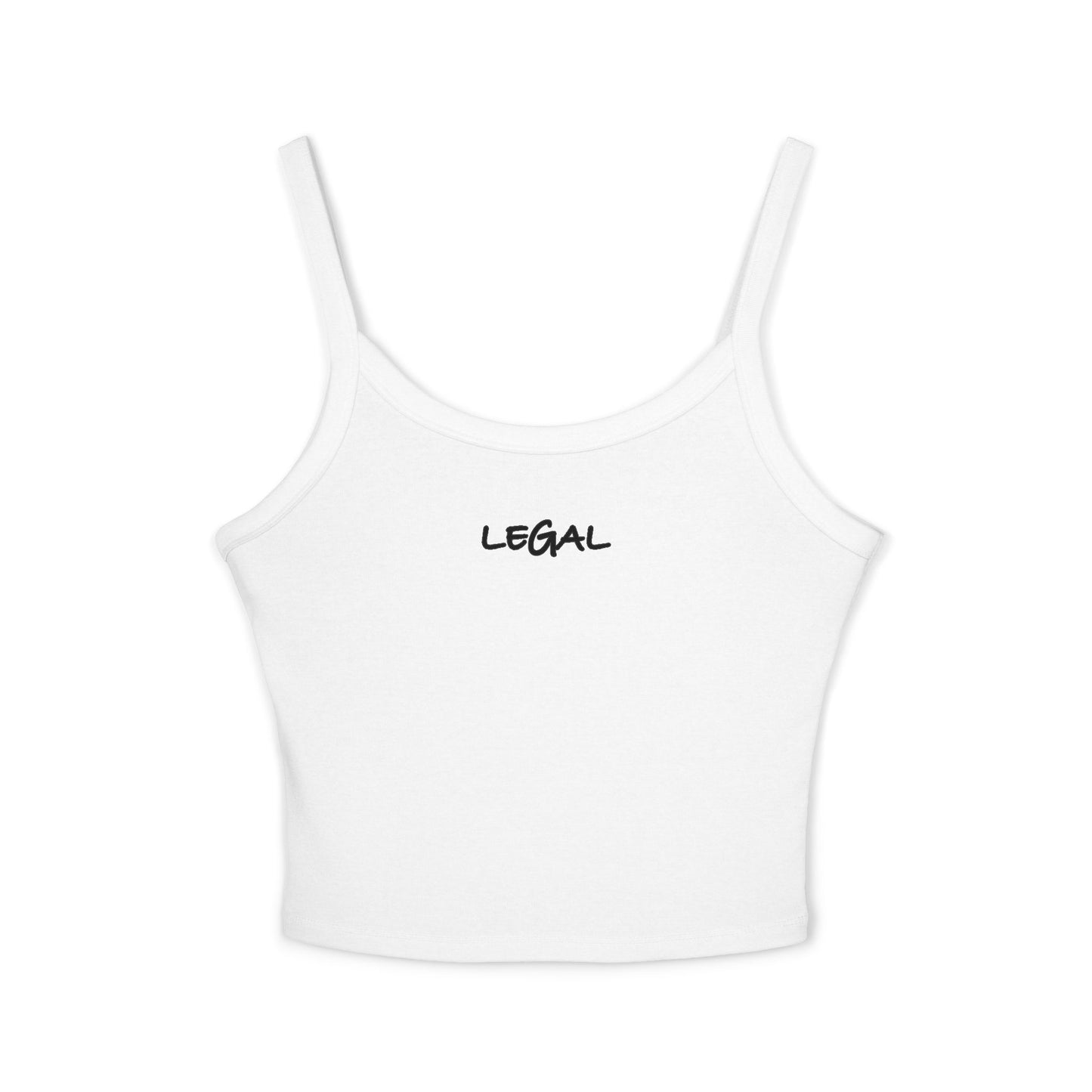 Legal Black Ink Women's Tank Top, Gift, Spaghetti Strap, Woman's Apparel