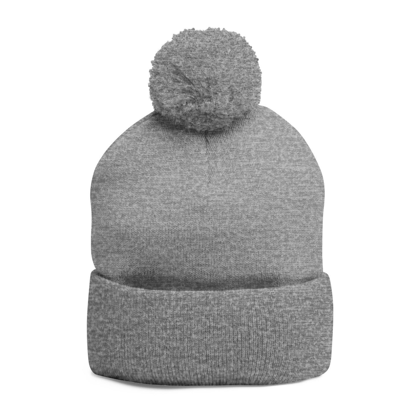 Cozy RME Pom-Pom Knit Cap - Stylish Winter Beanie, Custom Embroidery, Perfect for Gifts, Warm Accessories, Christmas, Outdoor Adventures