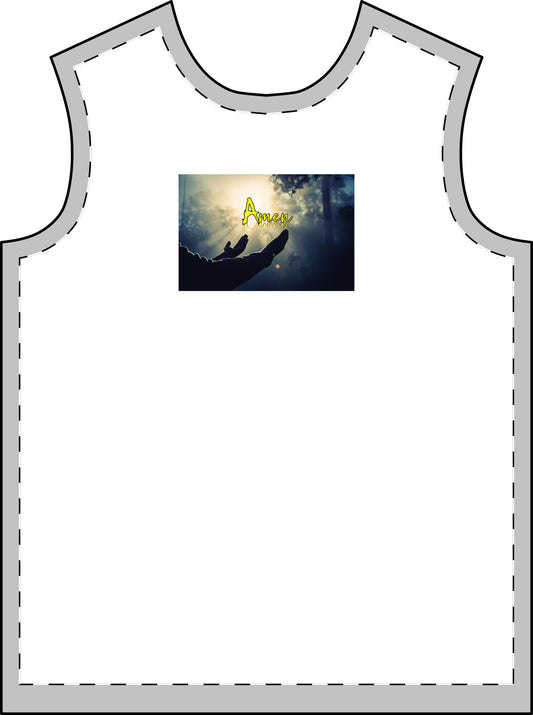 Amen Men's T-Shirt, Church Apparel, Spiritual Graphic Top, Faith Gift, Prayer Shirt