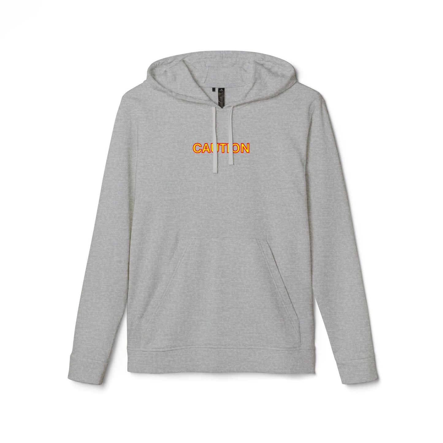 Caution Fleece Unisex Hoodie by Adidas