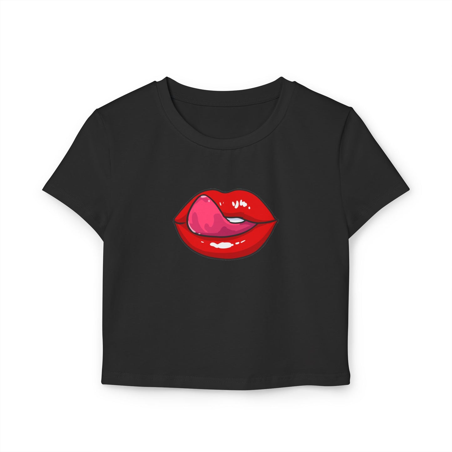 Licking Lips - Women's Baby Tee