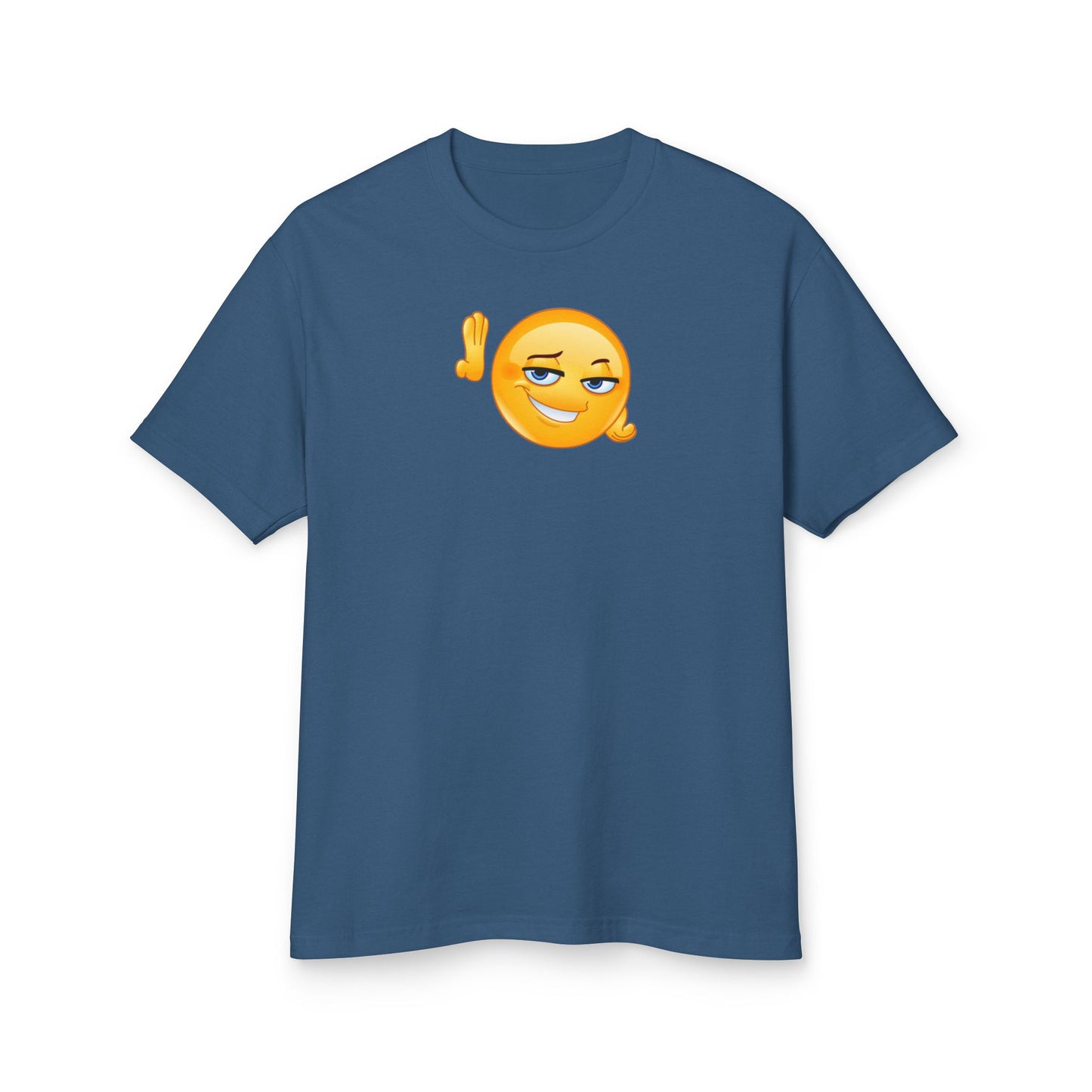 What's Up Emoji - Unisex Garment-Dyed Heavyweight Cotton Tee
