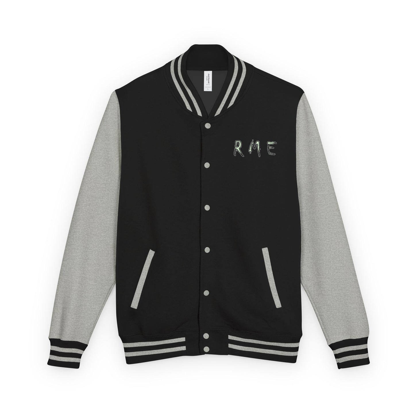 RME Letterman Jacket, Varsity College Style Outerwear, Customizable Baseball Team Coat, Retro Vintage Jacket, Personalized Sports Club