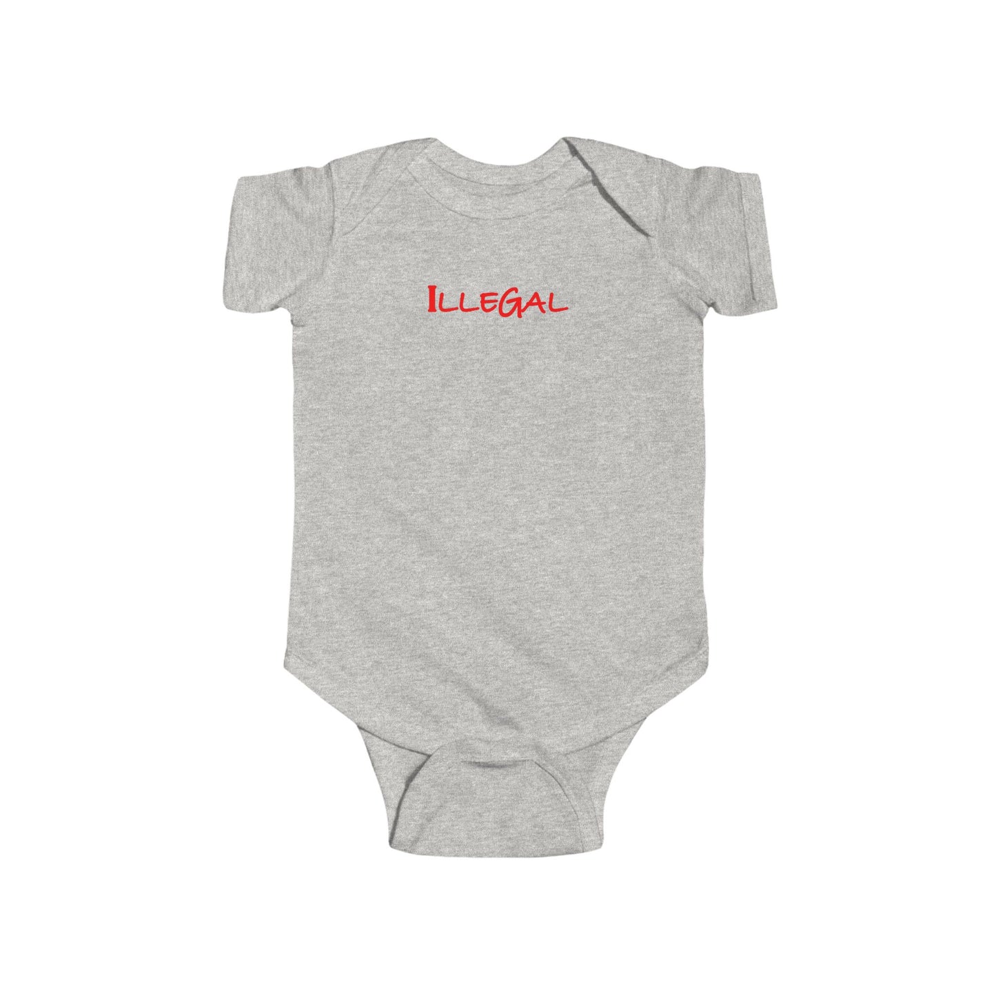 Illegal Baby Onesie, Cute Newborn Outfit, Infant Fine Jersey Bodysuit, Inappropriate Baby Clothes, Joke Baby Romper