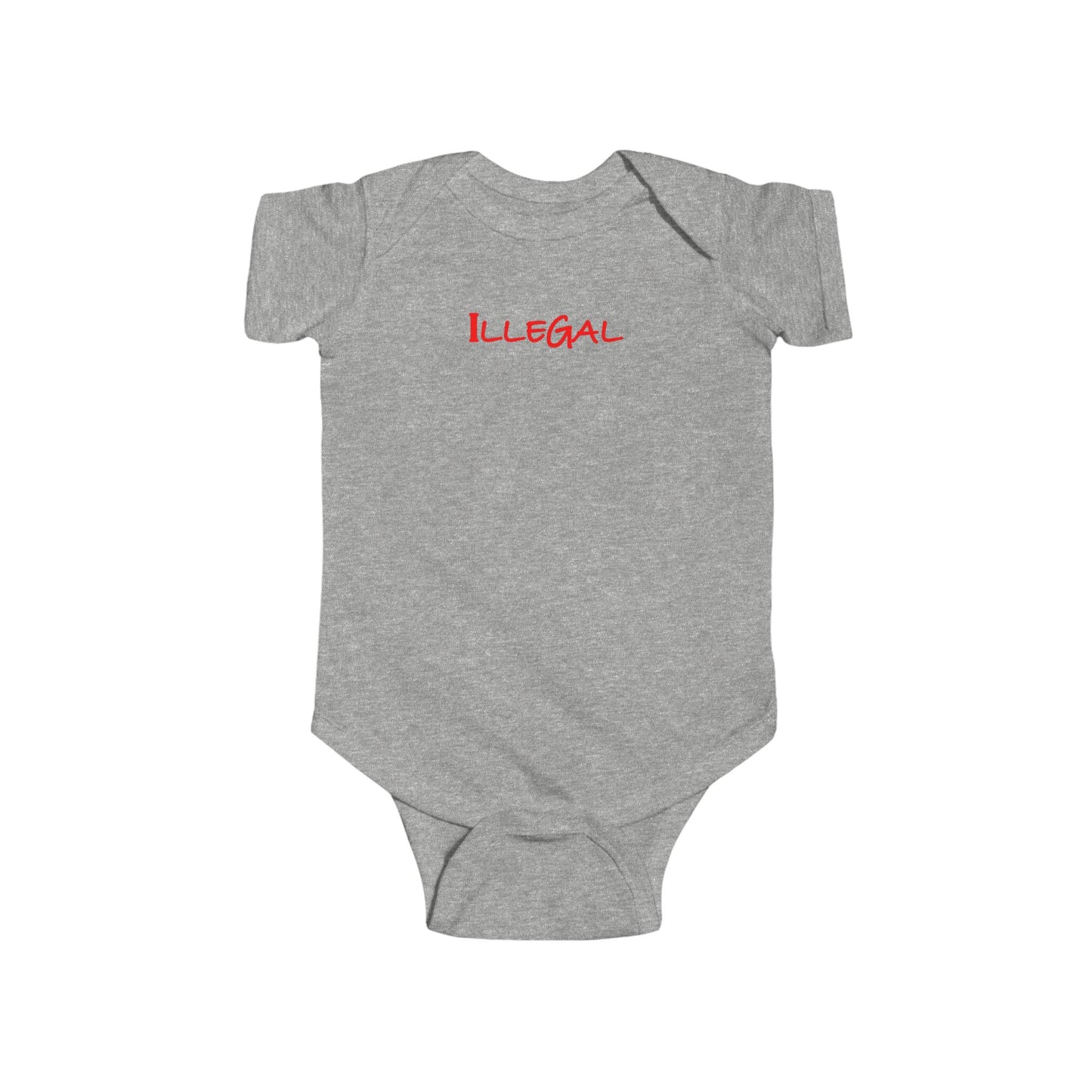 Illegal Baby Onesie, Cute Newborn Outfit, Infant Fine Jersey Bodysuit, Inappropriate Baby Clothes, Joke Baby Romper