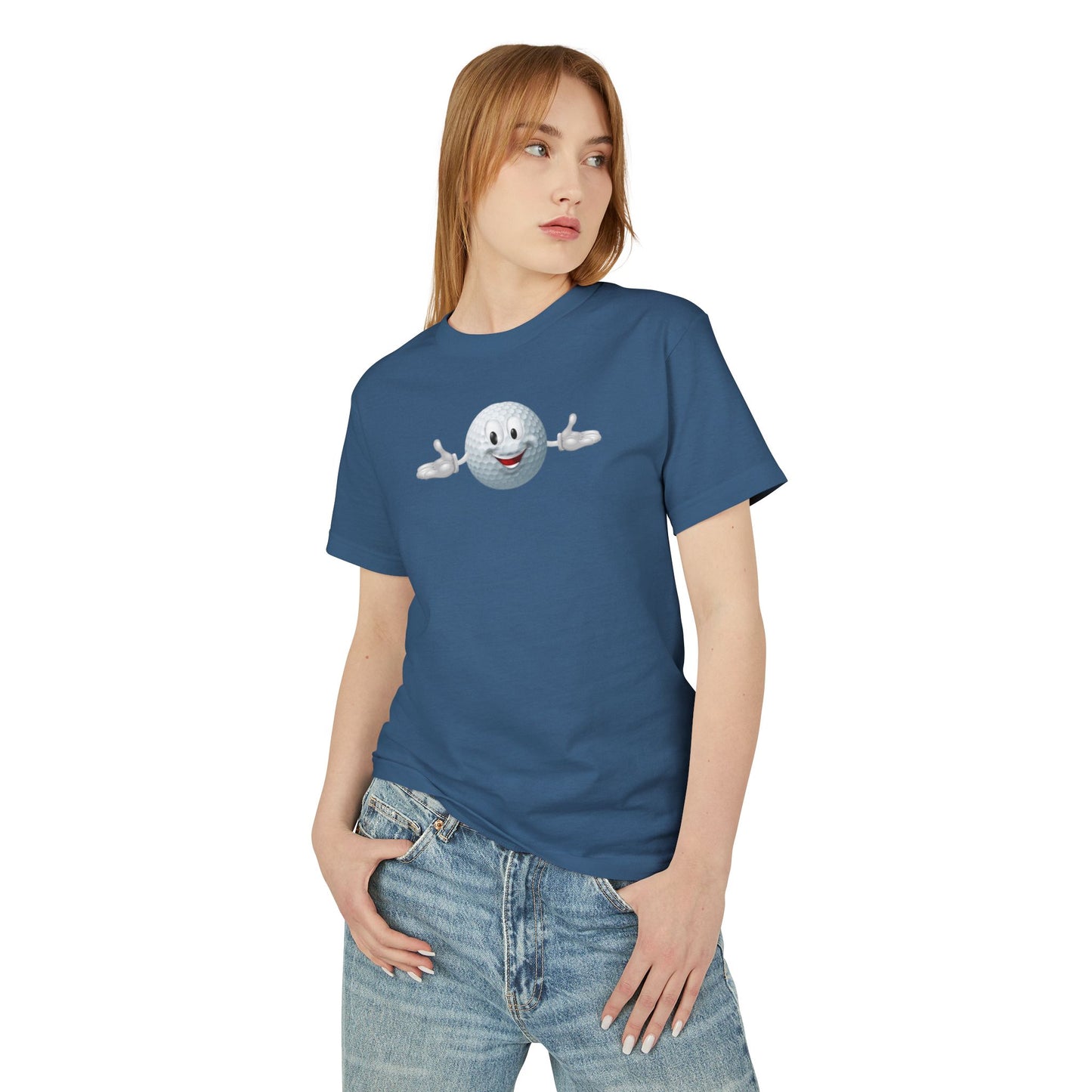 Golf Emoji - Unisex Garment-Dyed Heavyweight Cotton Tee