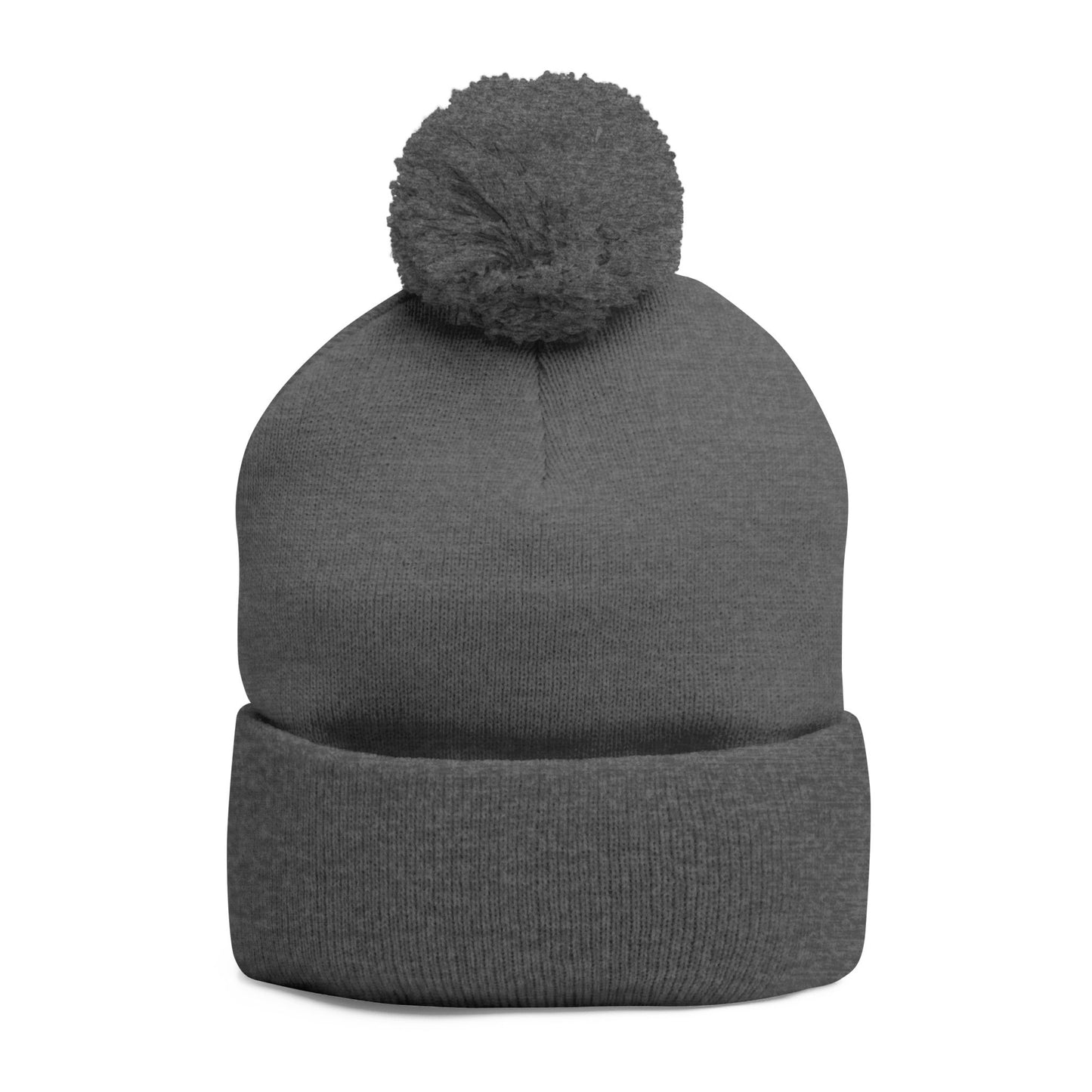 Cozy RME Pom-Pom Knit Cap - Stylish Winter Beanie, Custom Embroidery, Perfect for Gifts, Warm Accessories, Christmas, Outdoor Adventures