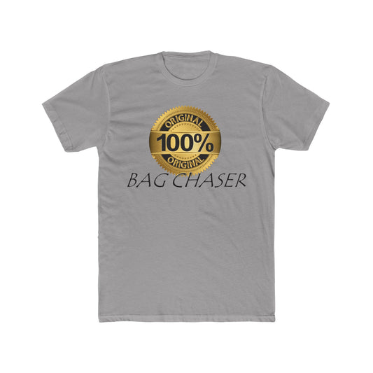 100% Bag Chaser Blk - Unisex Cotton Crew Tee