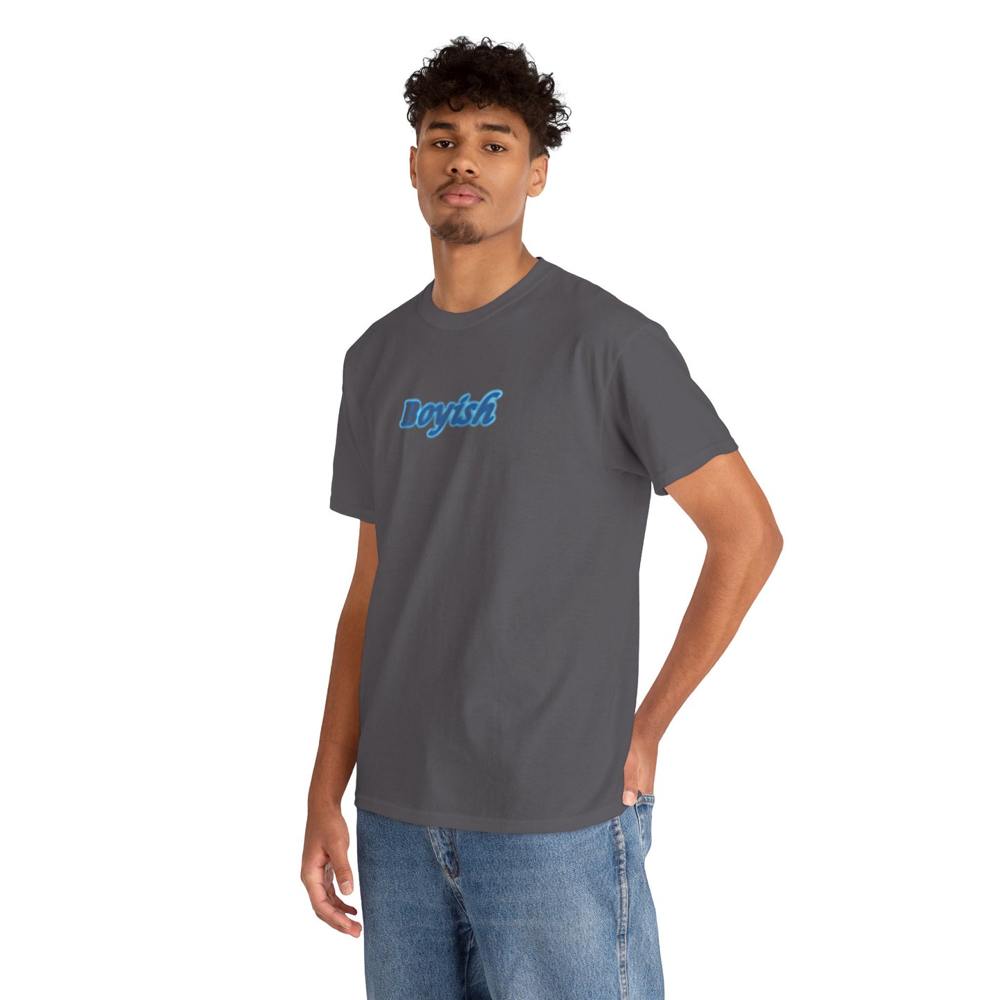 Boyish Unisex T-Shirt, Casual Tee, Trendy Tee, Cotton Tee, Graphic Tee Shirt for Men and Women