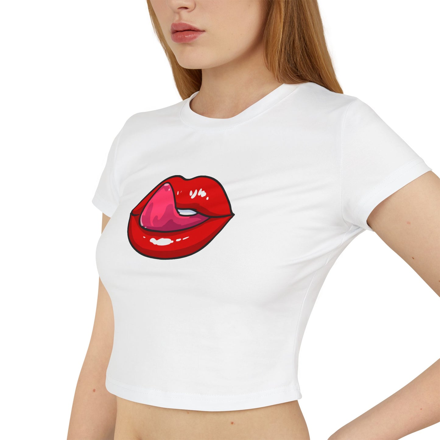 Licking Lips - Women's Baby Tee