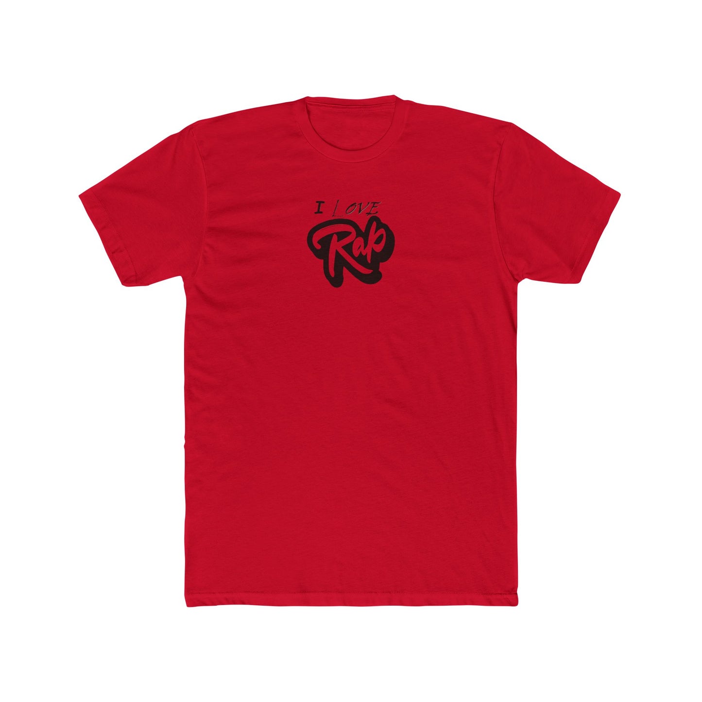 I Love Rap - Unisex Cotton Crew Tee
