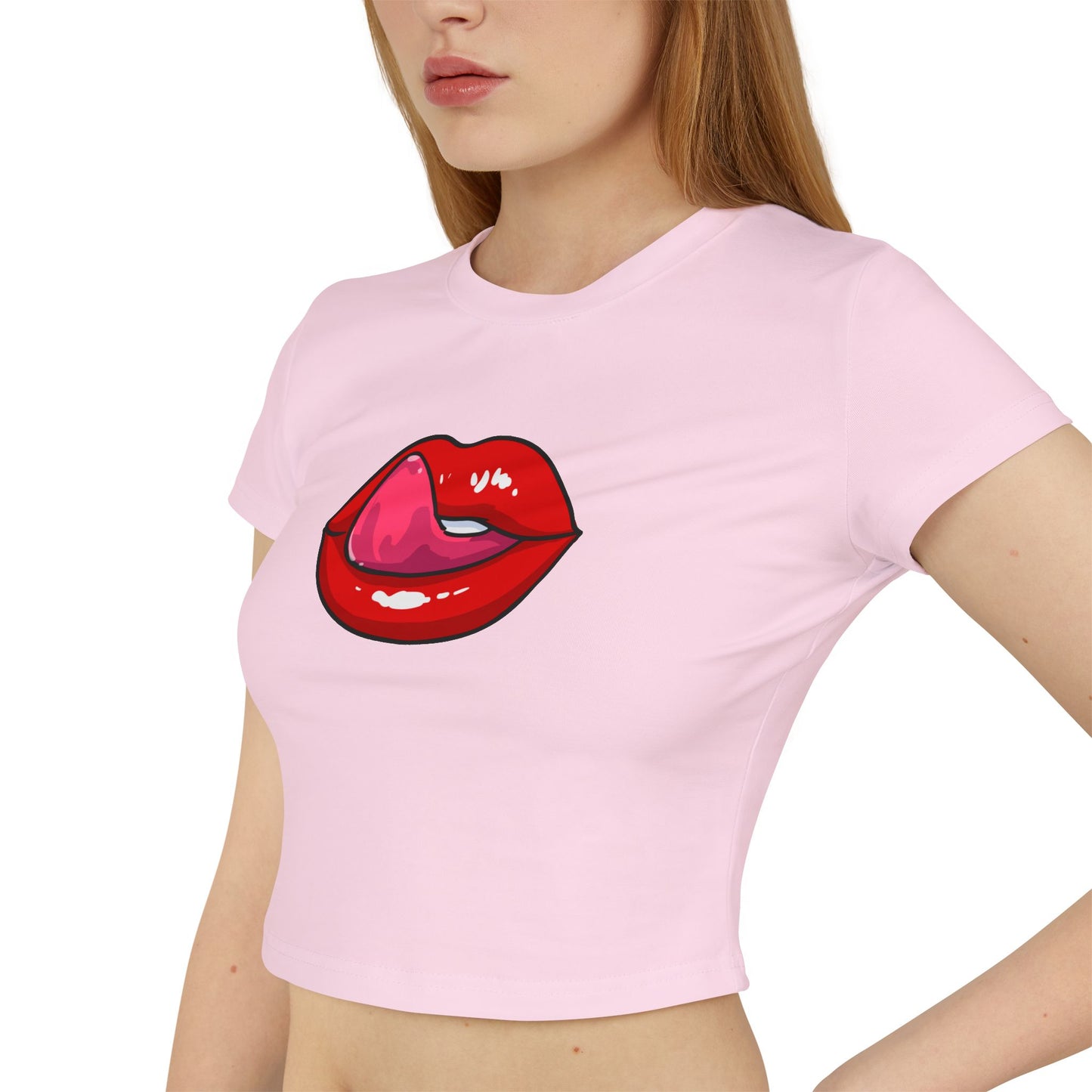 Licking Lips - Women's Baby Tee