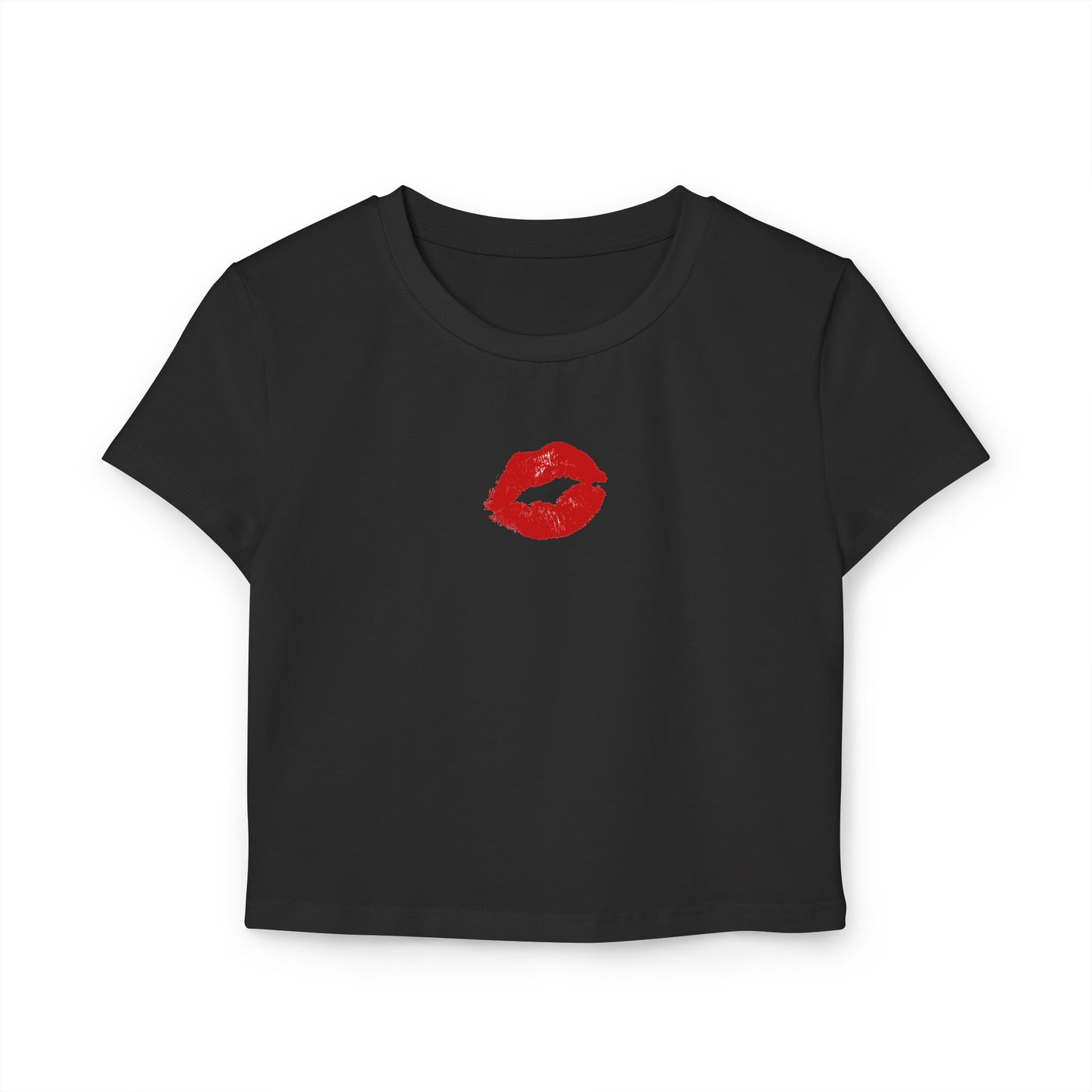 Lip Print - Women's Baby Tee
