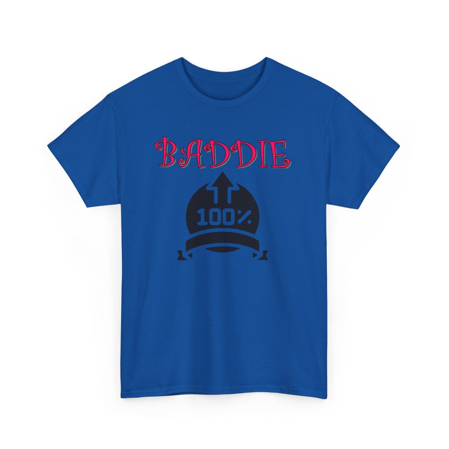 100% Baddie Pink 01 - Unisex Heavy Cotton Tee