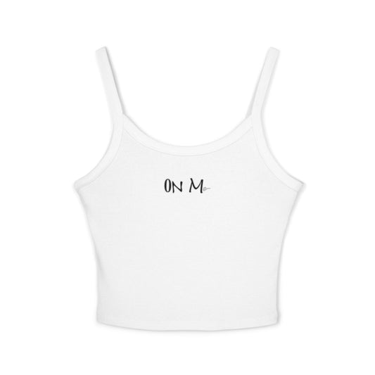 On Me Grey - Chic Women's Spaghetti Strap Tank Top - Perfect for Summer, Casual Outfits, Beachwear, Gifts, Layering, Fashion